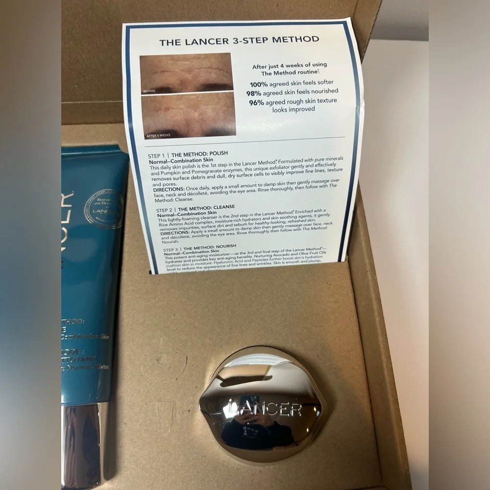 LANCER The Method: Normal-CombinationSkincare 3 Piece Set New and Sealed - Picture 7 of 15